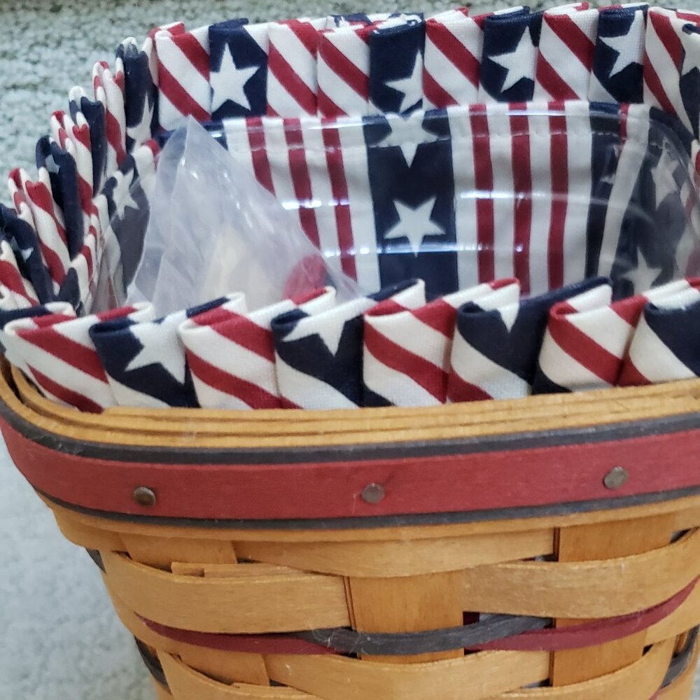 Longaberger 1995 All American Carry Along Basket - Picture 6 of 14